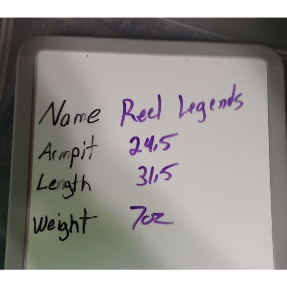 Reel Legends Shirt Men's Large Button Front Short Sleeve Vented - Picture 6 of 6